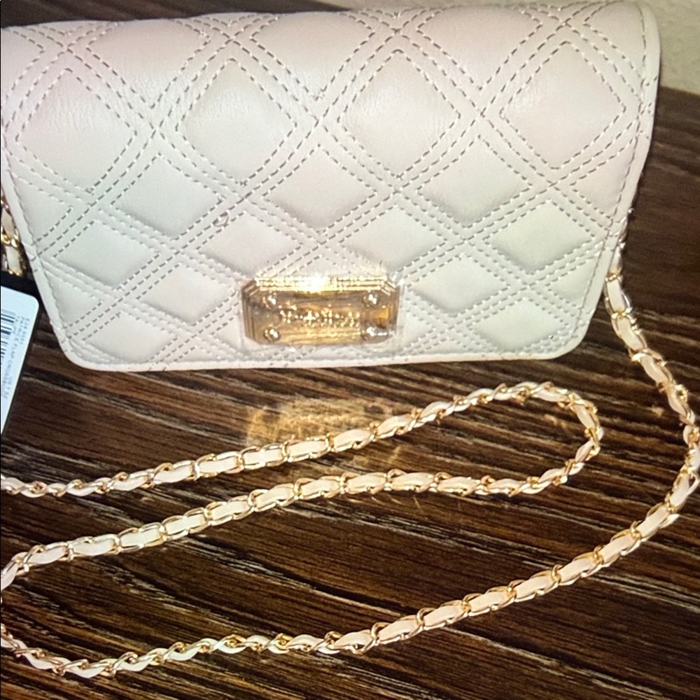 Bebe Cream Quilted Clutch and Wristlet Set - Picture 2 of 5